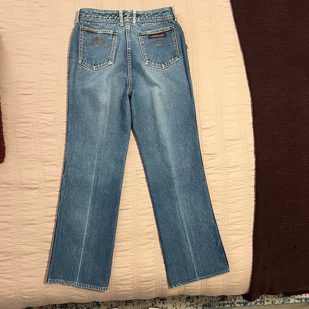 Jordache Women's Straight Leg Blue Jeans - Picture 5 of 6